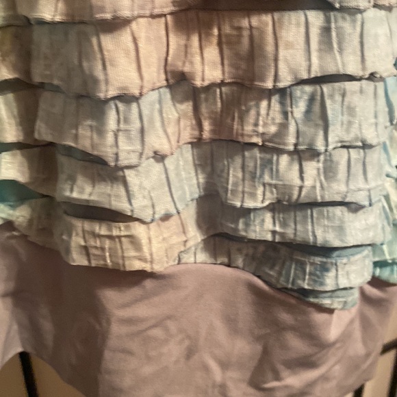 Studio Y Ruffled Halter Top Size L - Picture 2 of 5